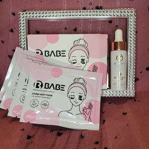 💛GOLD💛4 under eye pads & ROSE🌹GOLD elixir